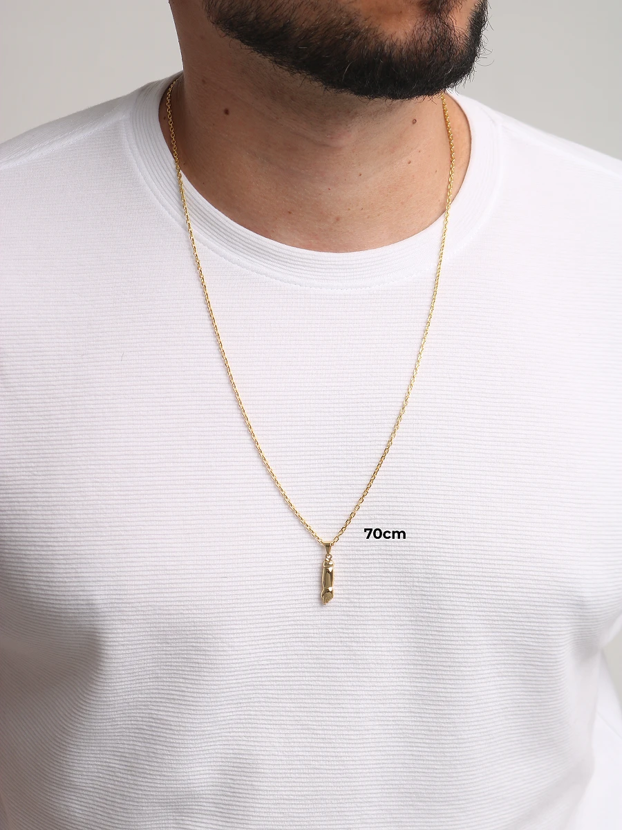 Corrente Cadeado 2mm 10,3g + Figa 0,8g 2x0,5