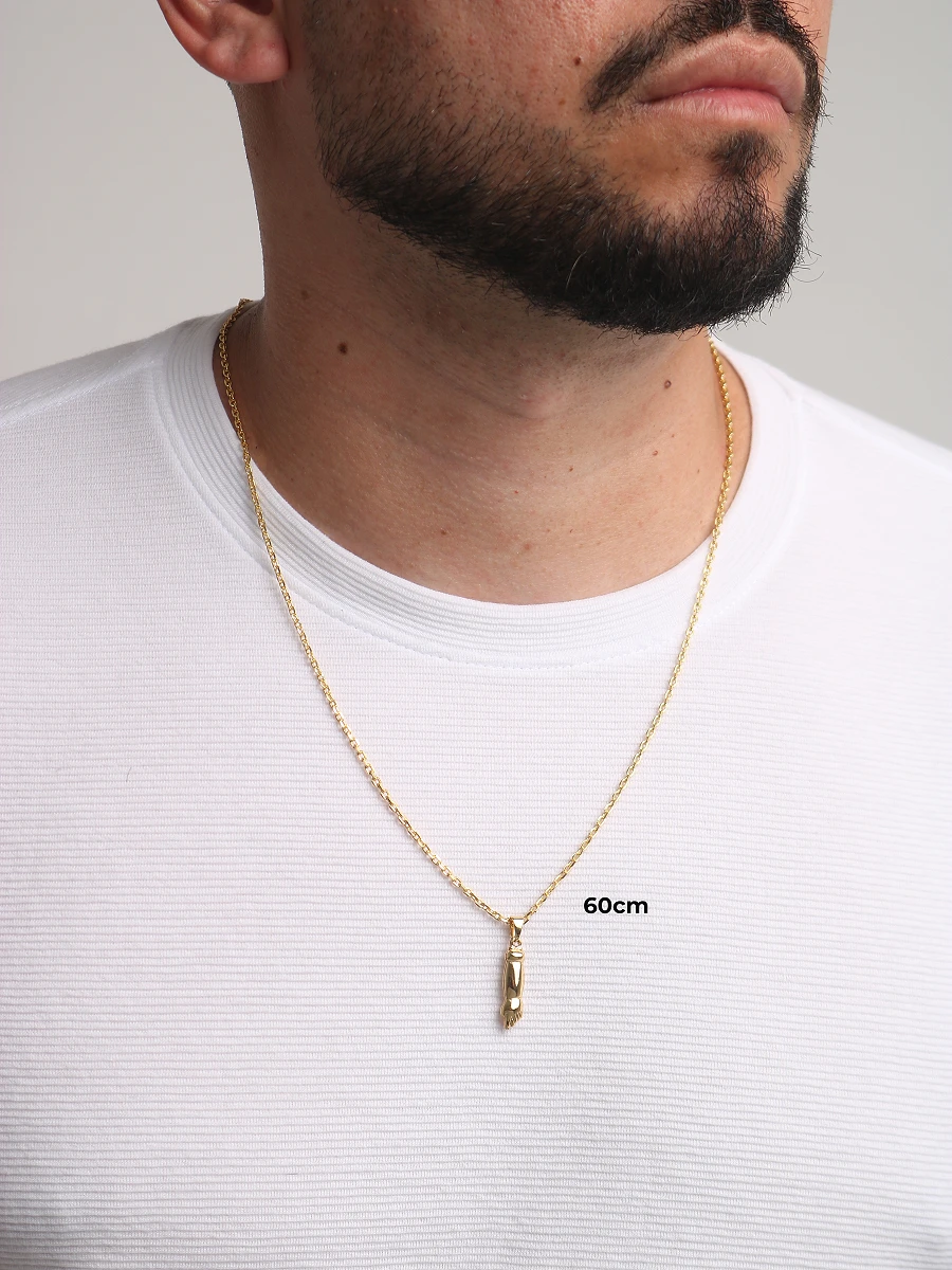 Corrente Cadeado 2mm 10,3g + Figa 0,8g 2x0,5