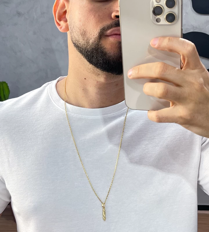 Corrente Cadeado 2mm 10,3g + Figa 0,8g 2x0,5