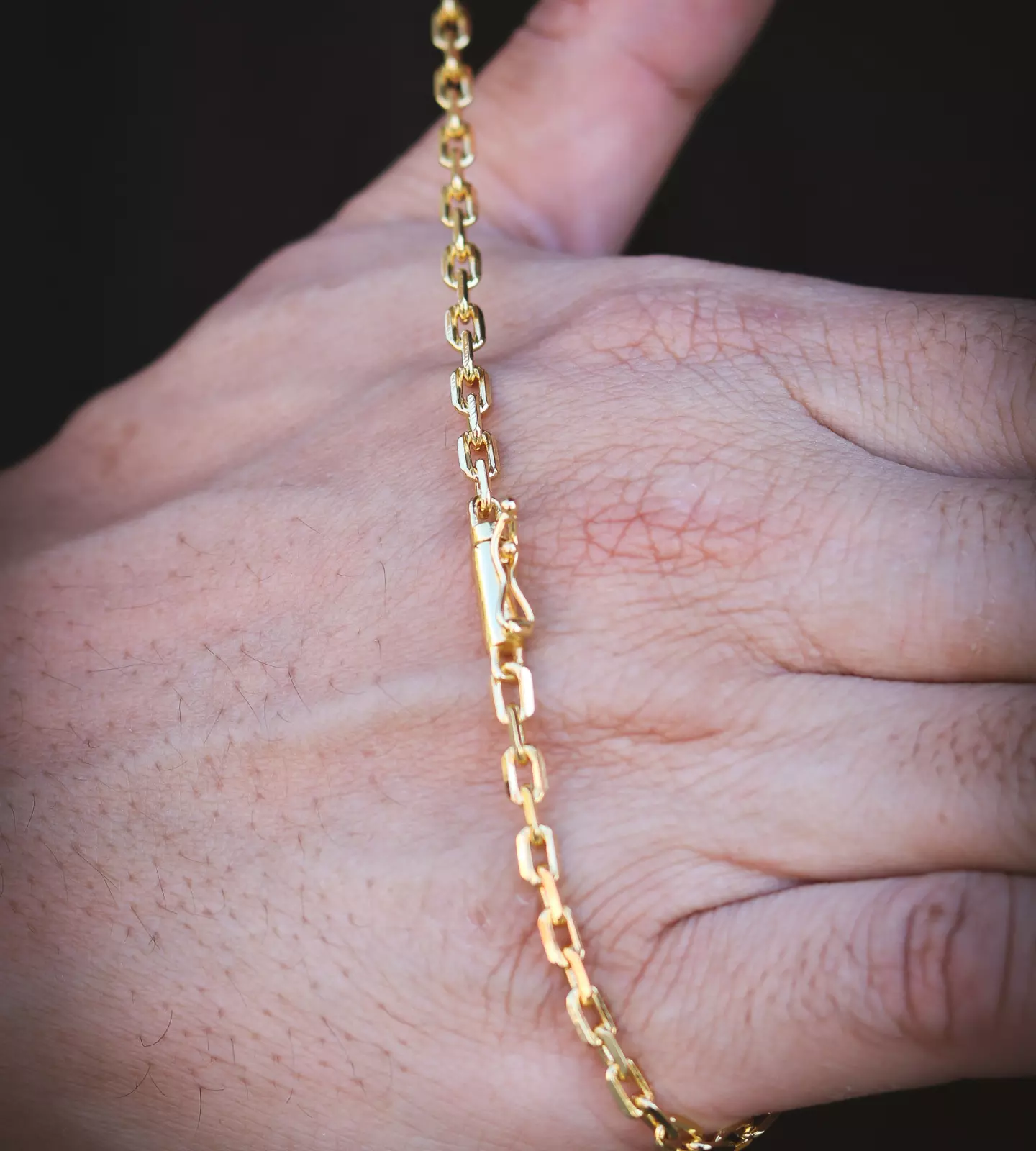 Corrente Cadeado 3,5mm Fecho Bomba 16,3g