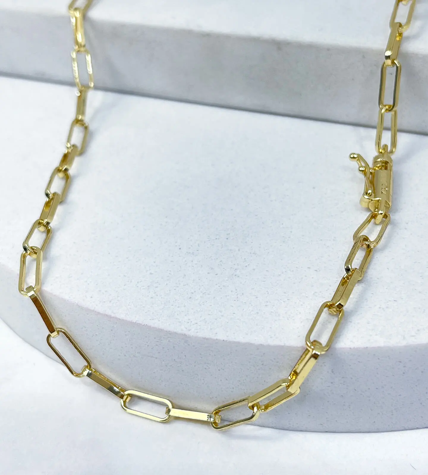 Corrente Tijolinho 3,5mm Fecho Bomba 11.7g