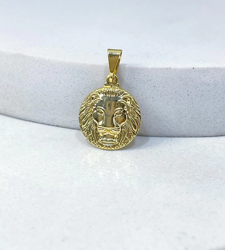 Pingente Leão Auto Relvo