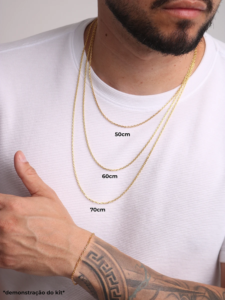 Pulseira Cadeado 2mm Fecho Bomba 3,4g